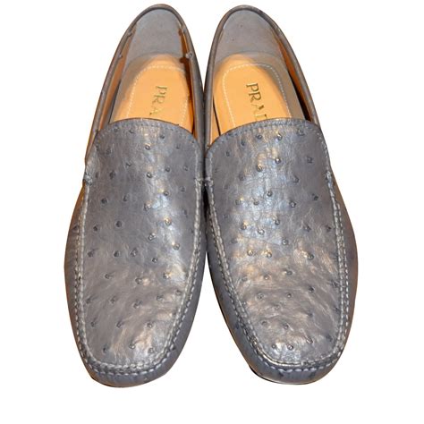 mocassin prada homme gris|Prada Livermore.